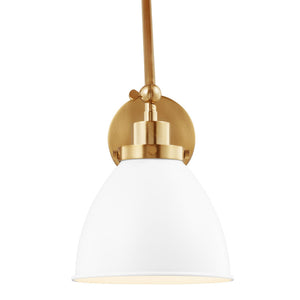 Wellfleet Double Arm Dome Task Sconce
