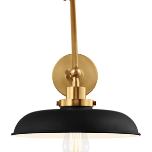 Wellfleet Double Arm Wide Task Sconce