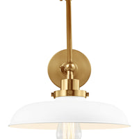 Wellfleet Double Arm Wide Task Sconce