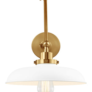 Wellfleet Double Arm Wide Task Sconce