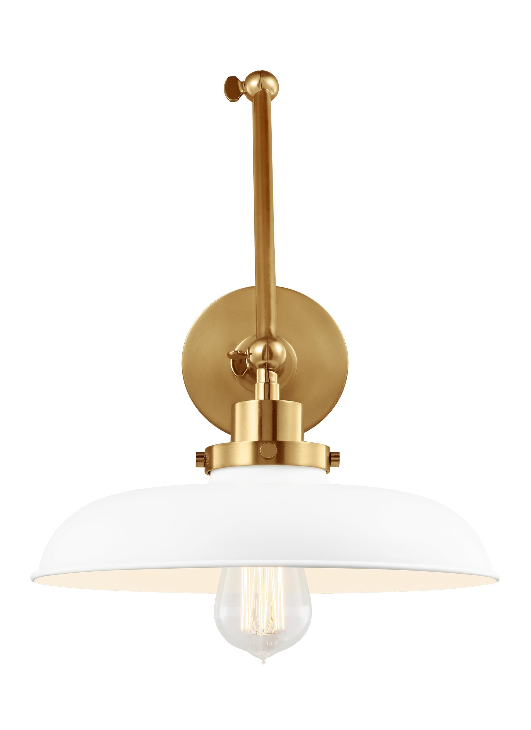 Wellfleet Double Arm Wide Task Sconce