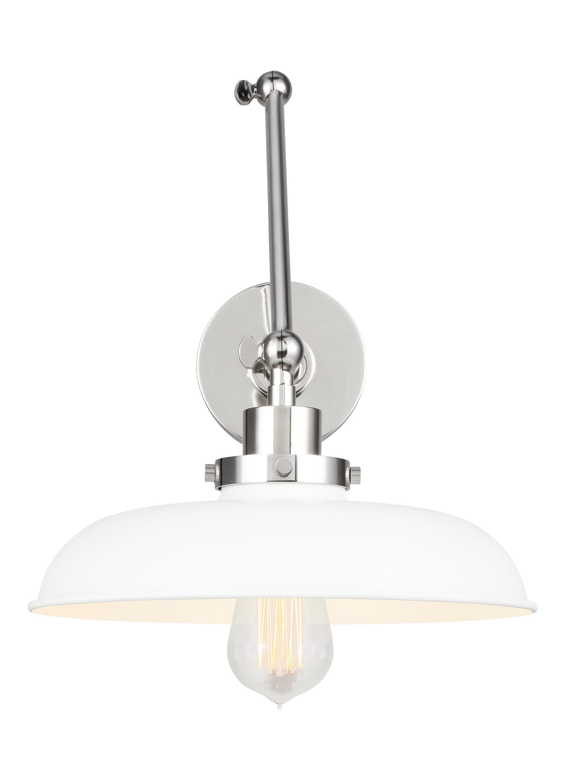 Wellfleet Double Arm Wide Task Sconce
