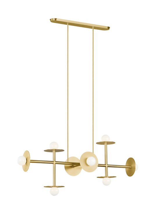Nodes Large Linear Chandelier