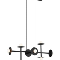 Nodes Large Linear Chandelier