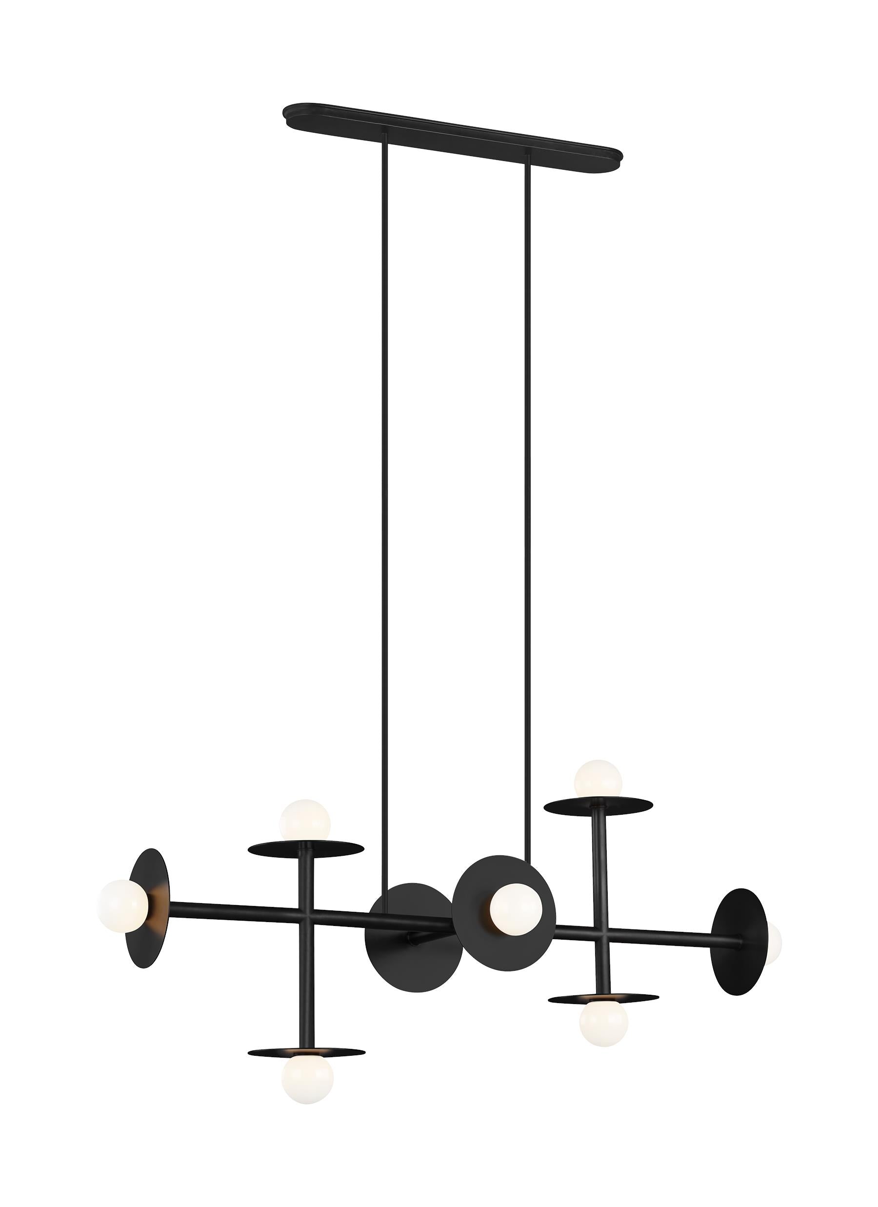 Nodes Large Linear Chandelier