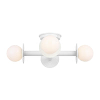 Nodes Semi-Flush Mount