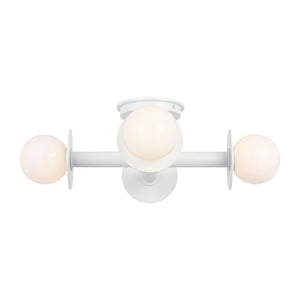 Nodes Semi-Flush Mount