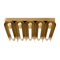 Carson Five Light Flush Mount