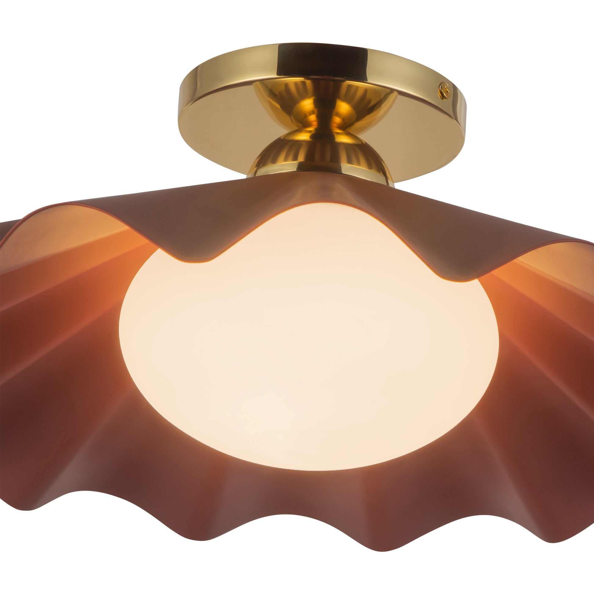 Furrow Semi-Flush Mount