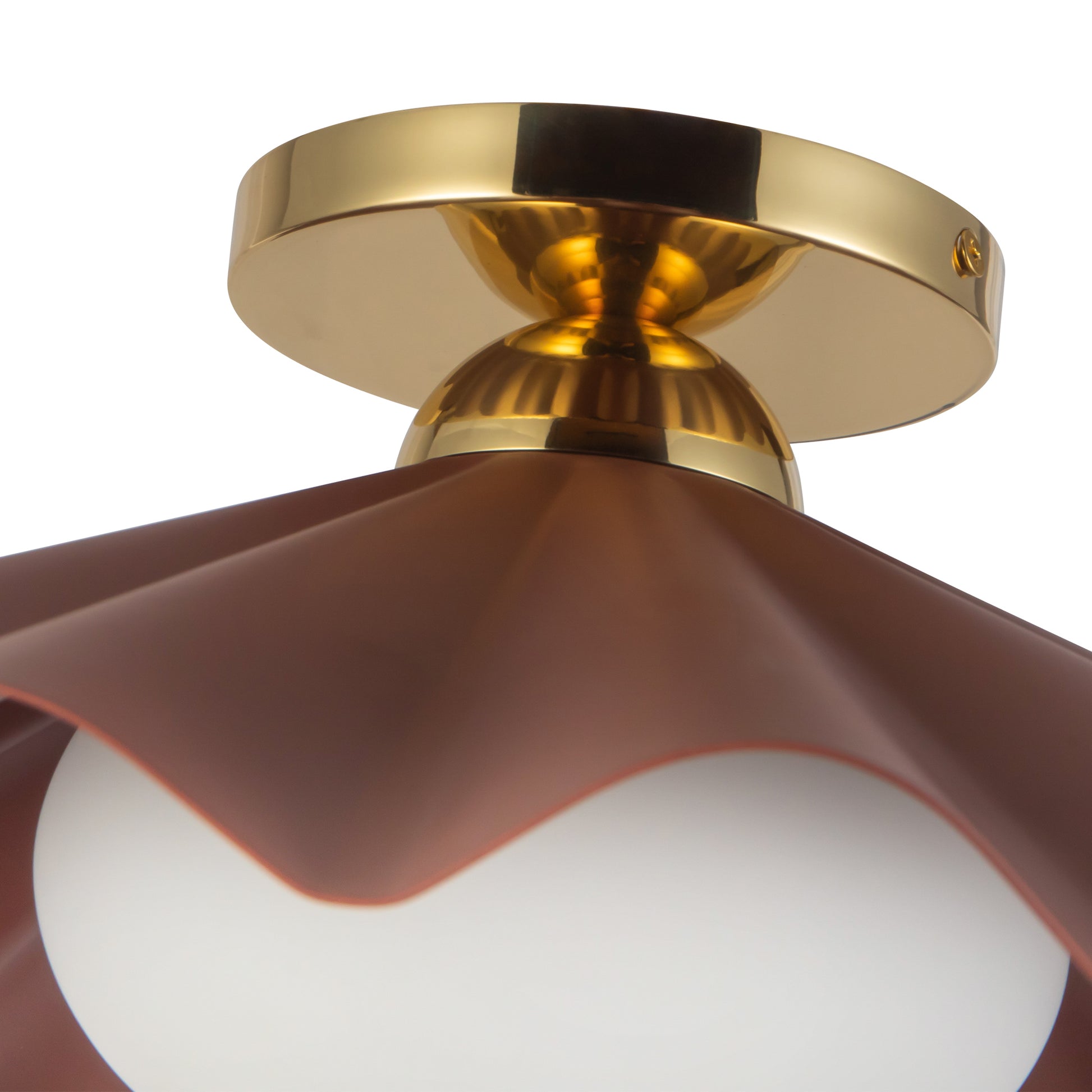 Furrow Semi-Flush Mount