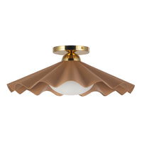 Furrow Semi-Flush Mount