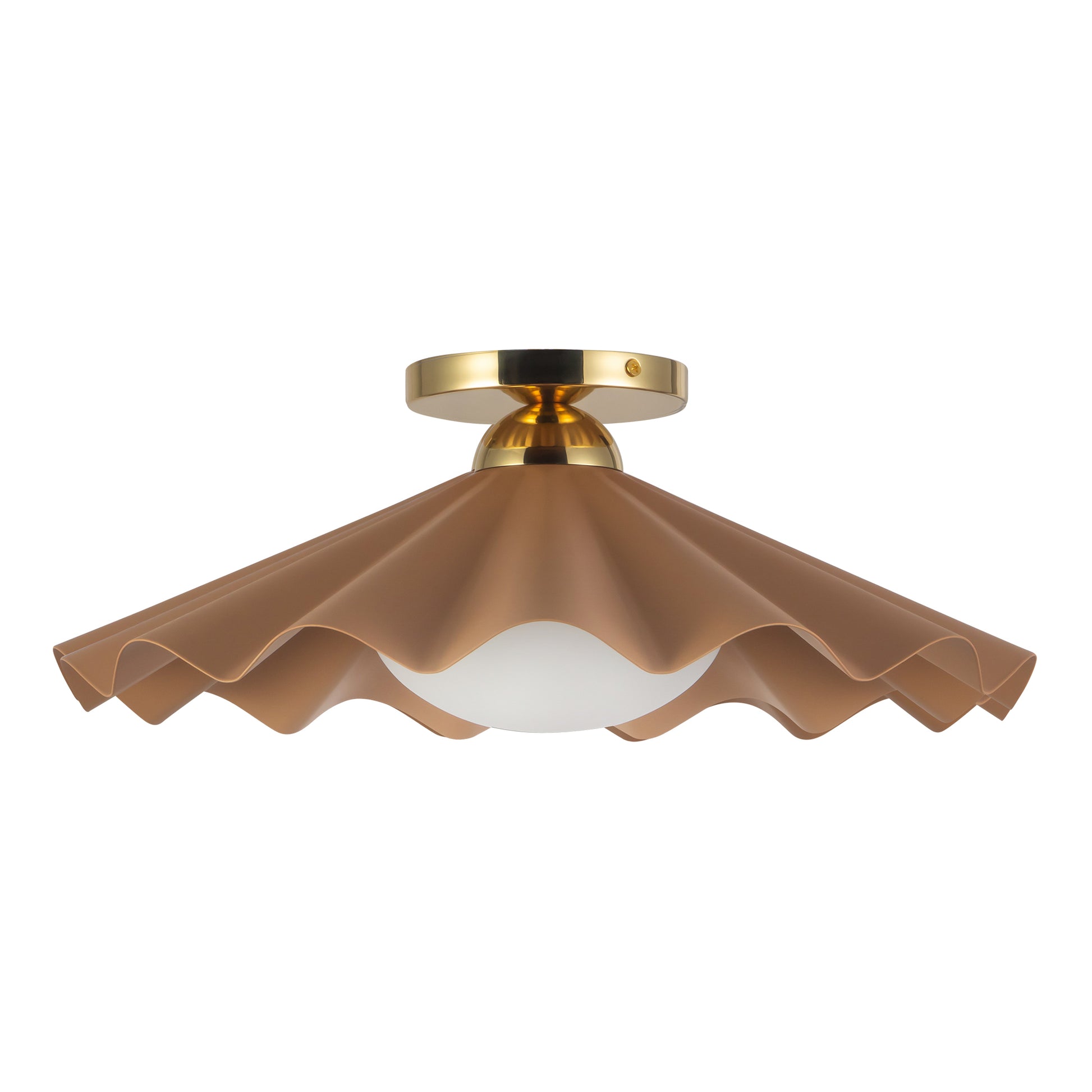 Furrow Semi-Flush Mount