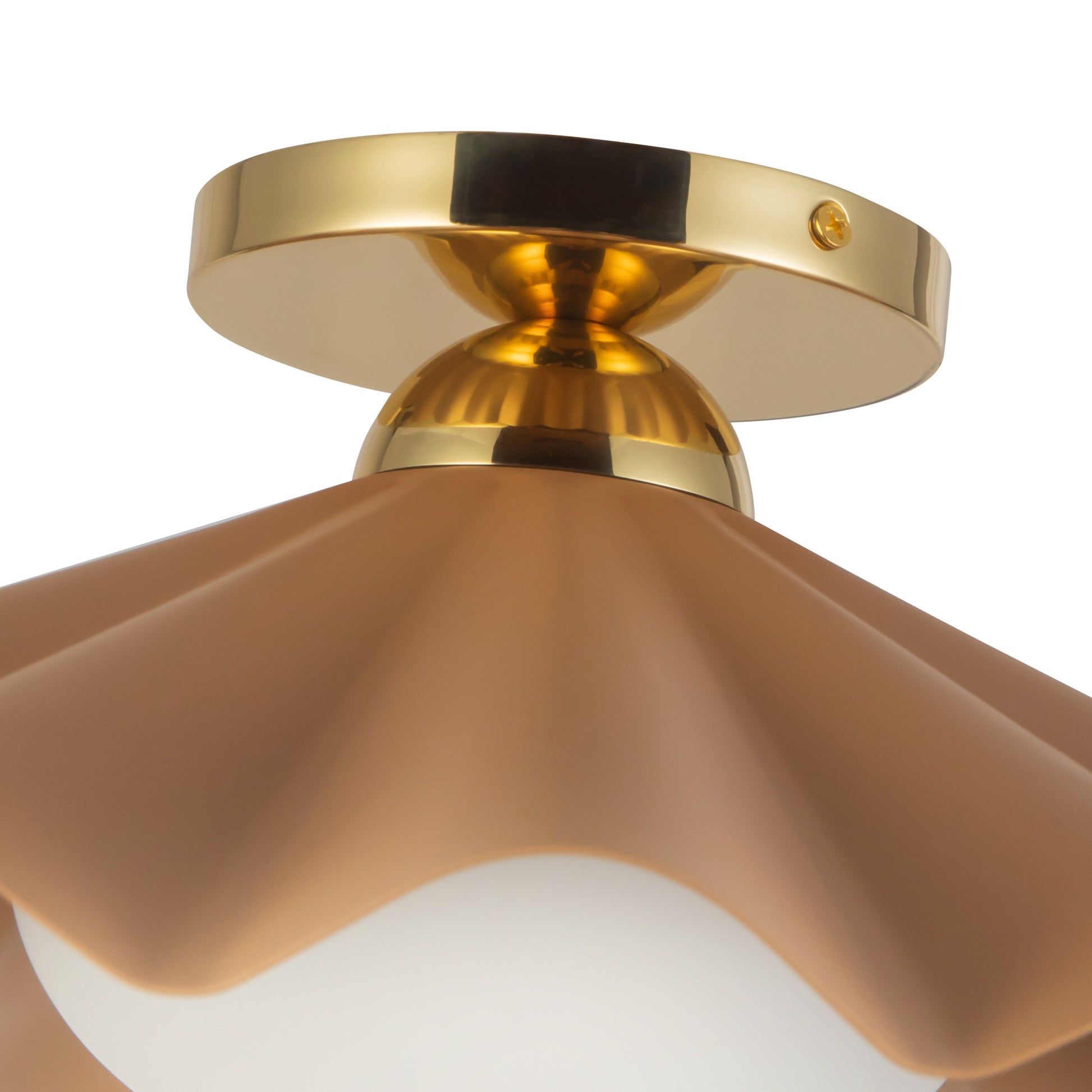 Furrow Semi-Flush Mount