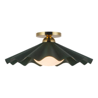Furrow Semi-Flush Mount