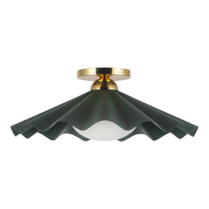 Furrow Semi-Flush Mount
