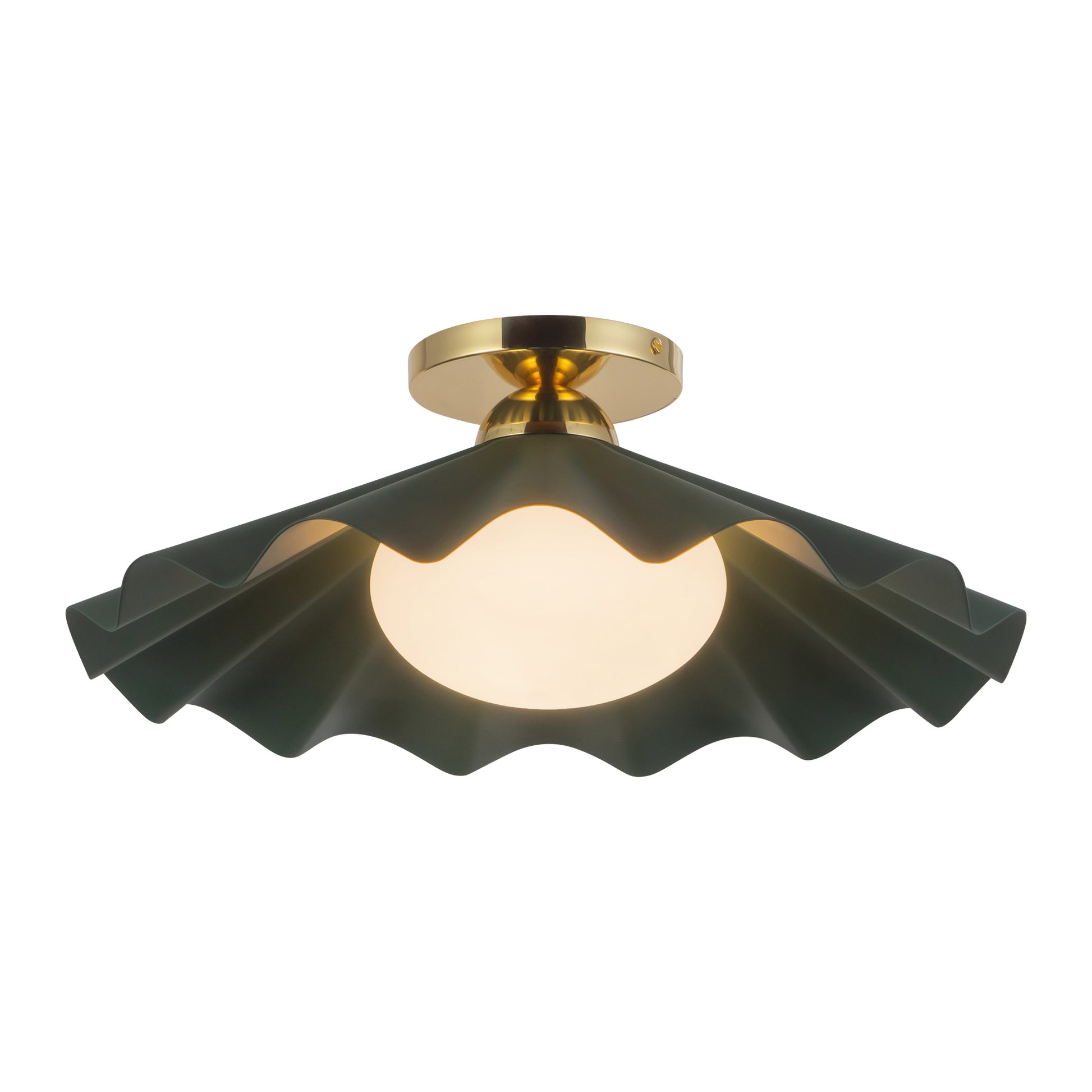 Furrow Semi-Flush Mount