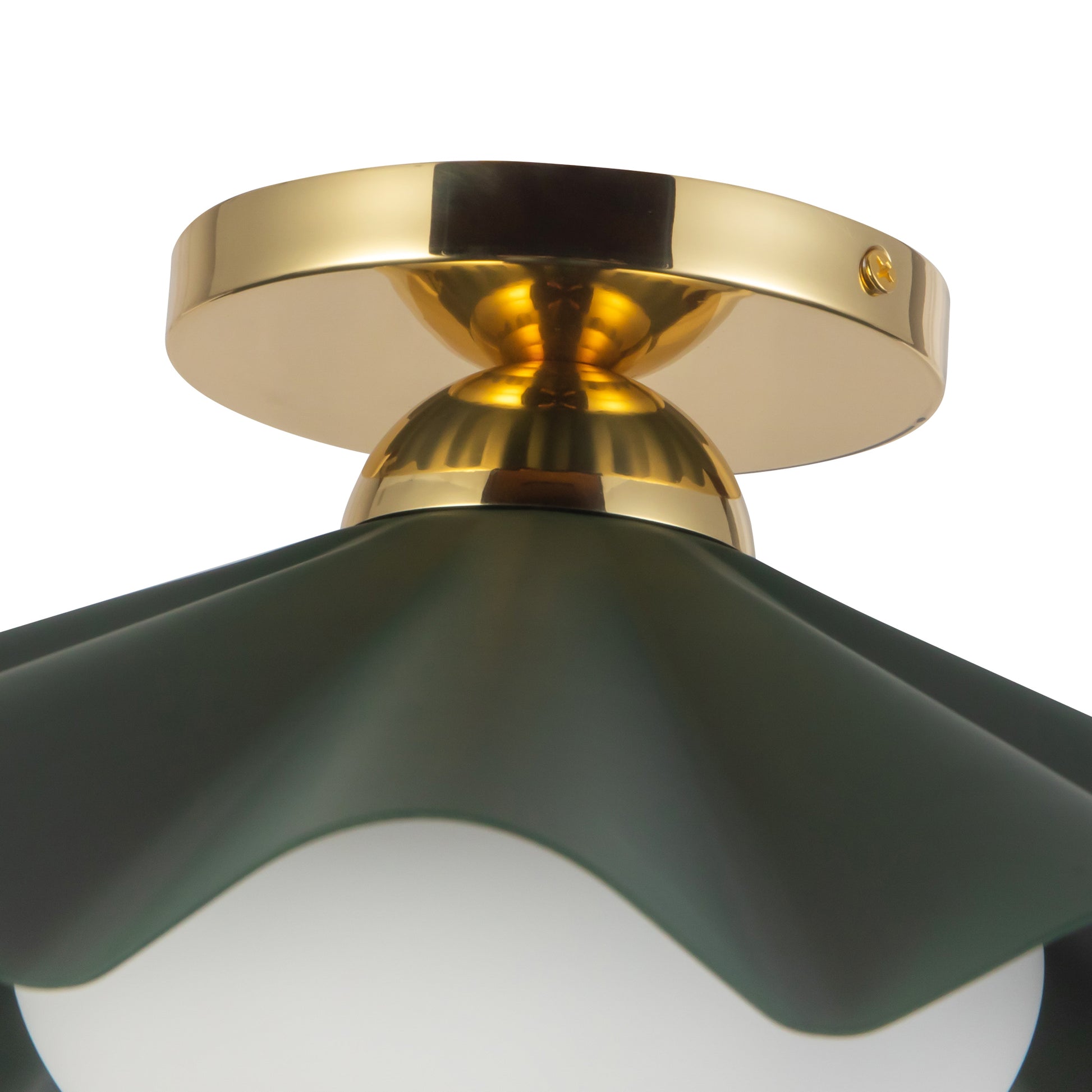 Furrow Semi-Flush Mount