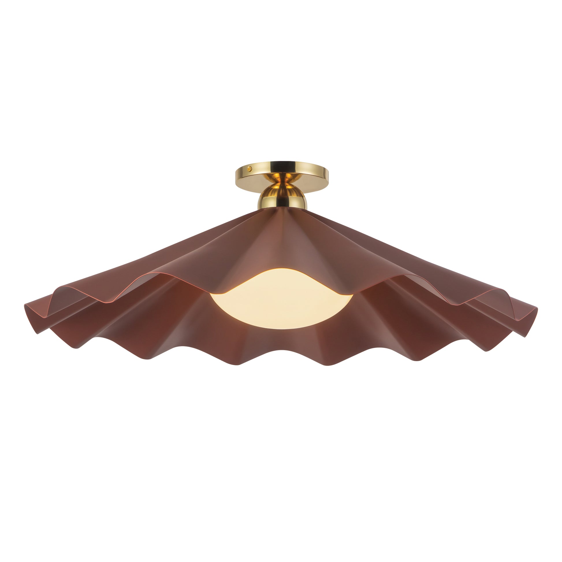 Furrow Semi-Flush Mount