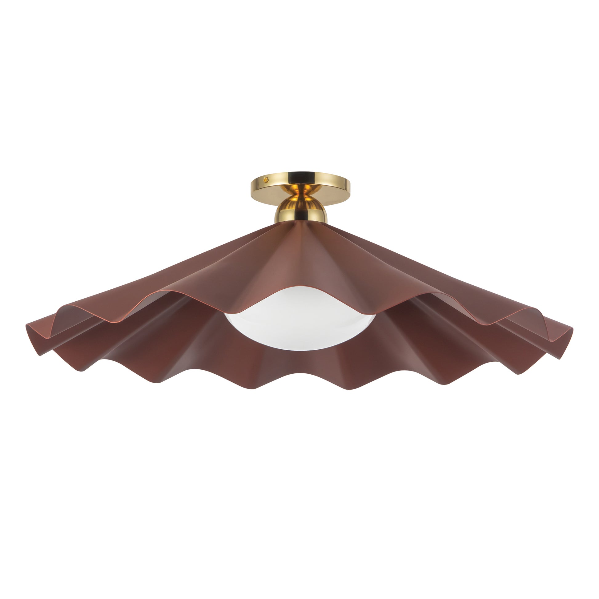 Furrow Semi-Flush Mount