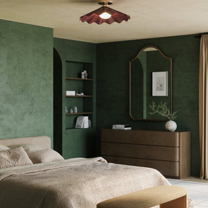 Furrow Semi-Flush Mount