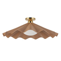 Furrow Semi-Flush Mount