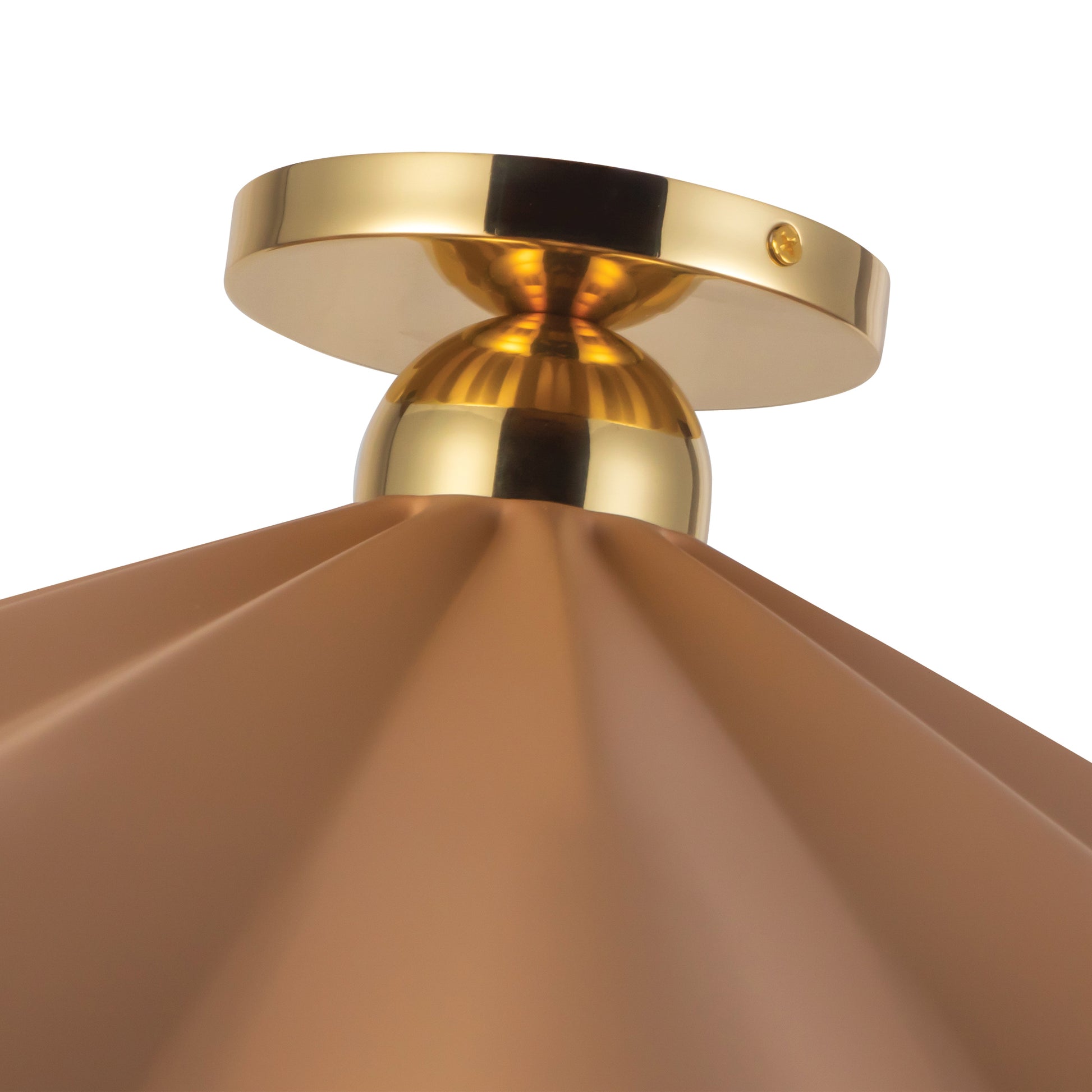 Furrow Semi-Flush Mount