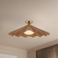 Furrow Semi-Flush Mount