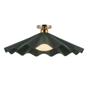 Furrow Semi-Flush Mount