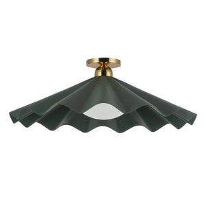 Furrow Semi-Flush Mount