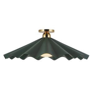 Furrow Semi-Flush Mount