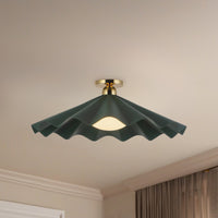 Furrow Semi-Flush Mount