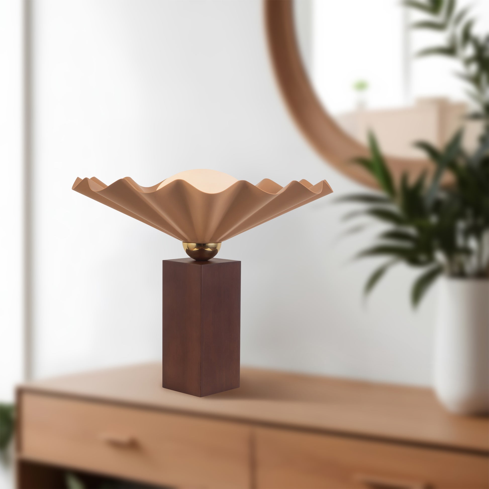 Furrow Table Lamp