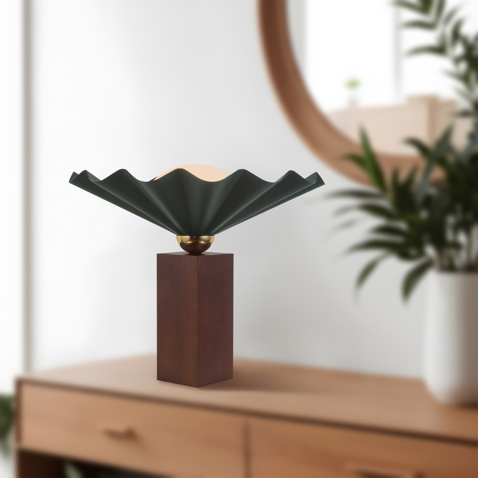 Furrow Table Lamp