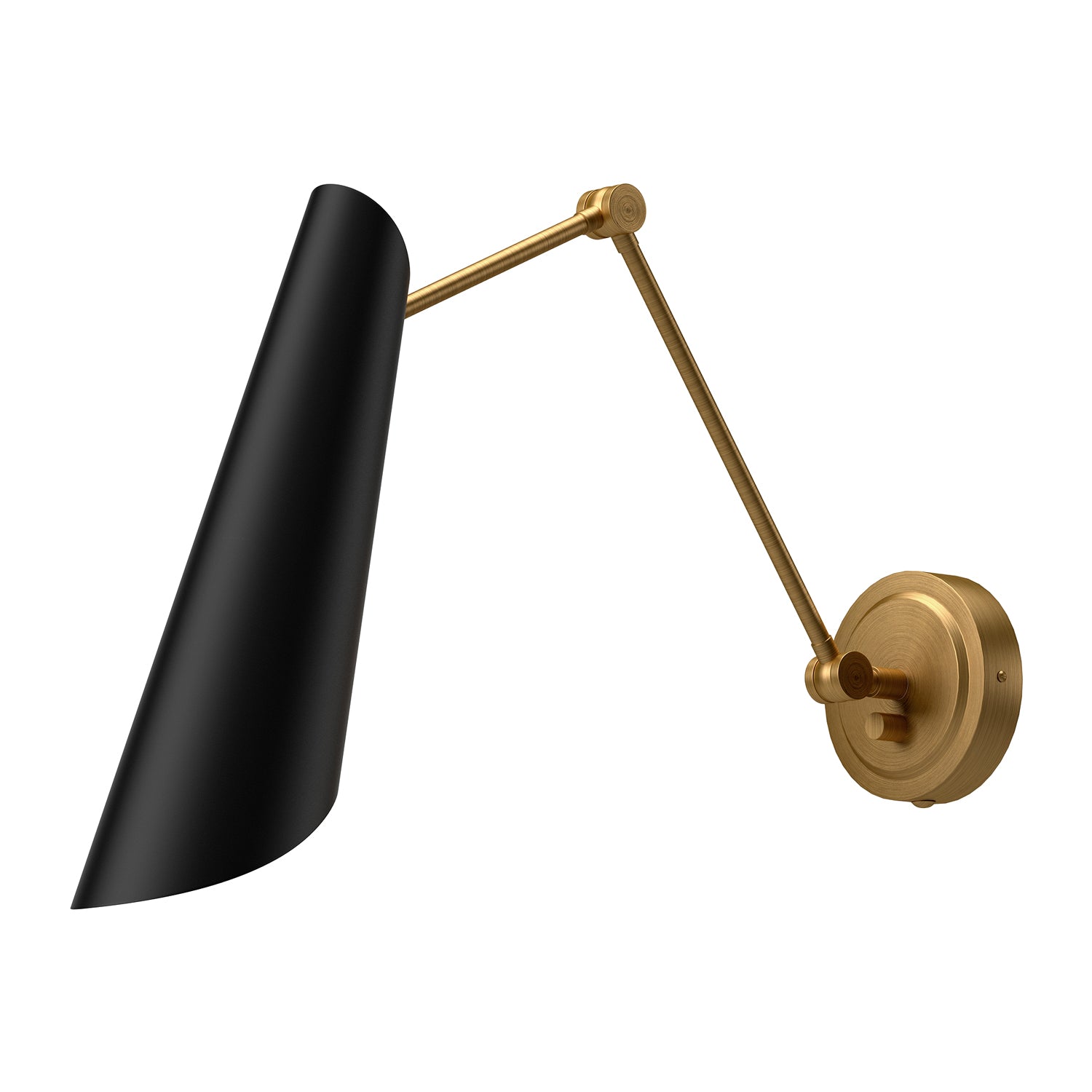 Gabriel 4-in Aged Gold/White 1 Light Wall/Vanity