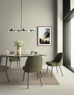 Geode 51-in Linear Pendant