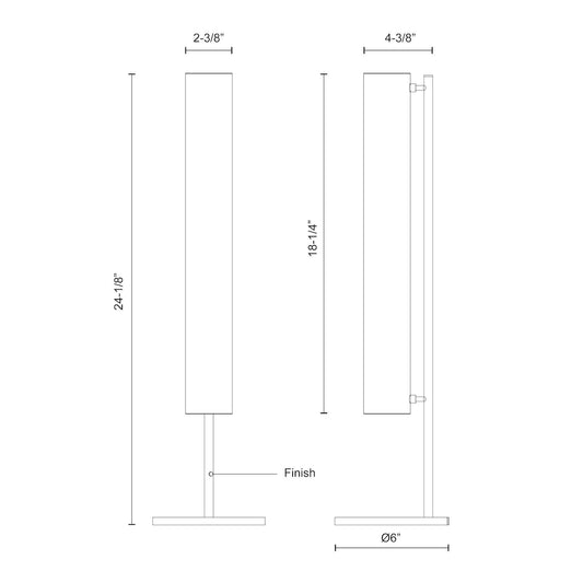 Gramercy Black LED Table Lamp
