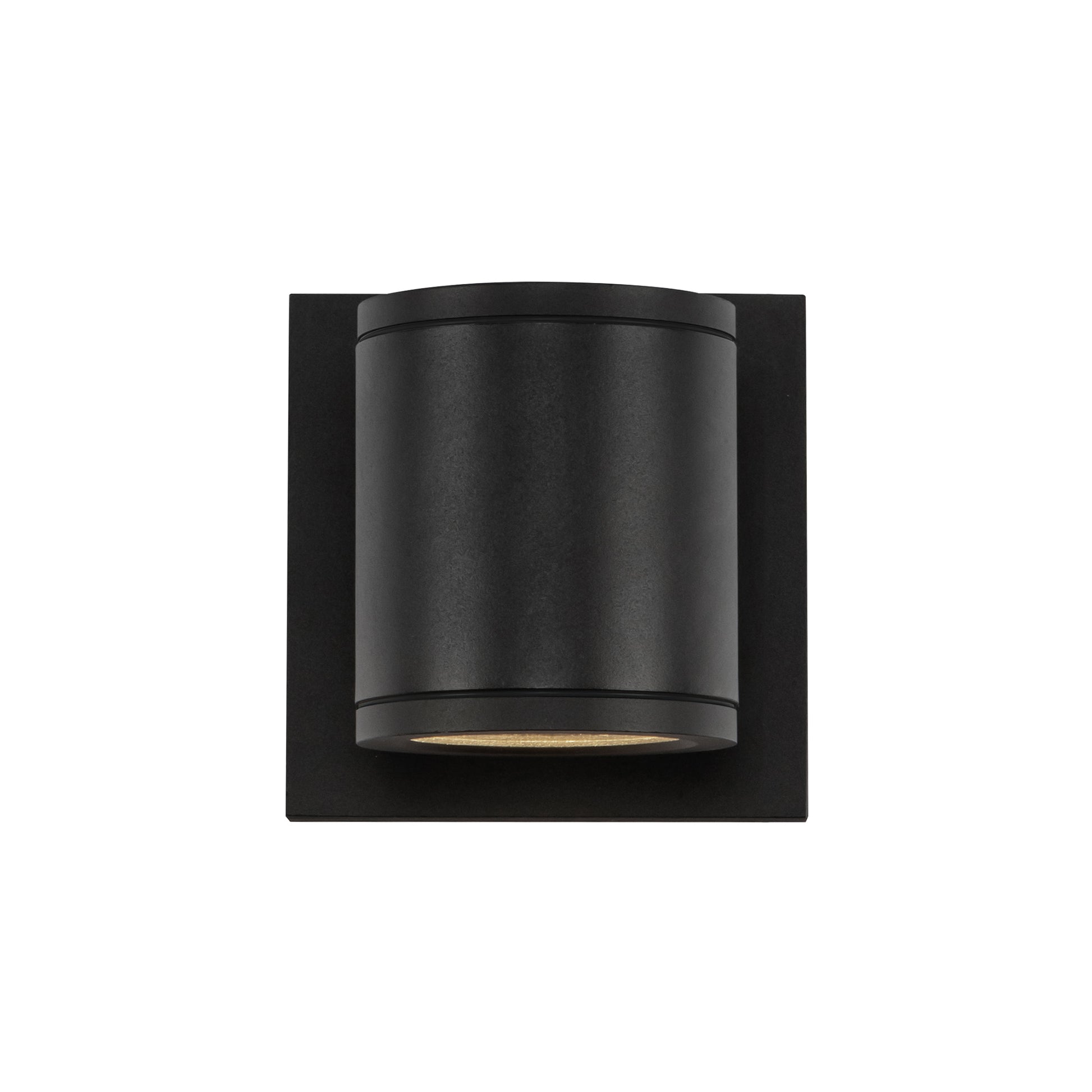 Griffith 4-in Textured Black LED Exterior Wall