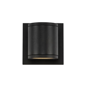 Griffith 4-in Textured Black LED Exterior Wall