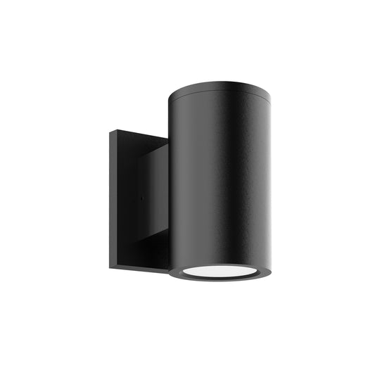 Griffith 6-in Textured Black LED Exterior Wall