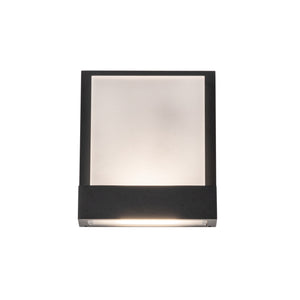 Guide 7-in Black LED All terior Wall