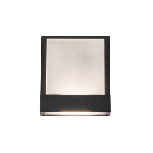Guide 7-in Black LED All terior Wall