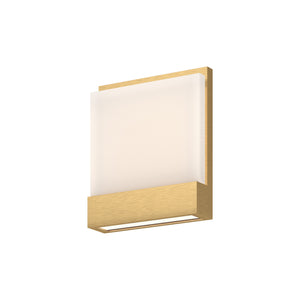 Guide 7-in Brushed Gold LED Wall Sconce