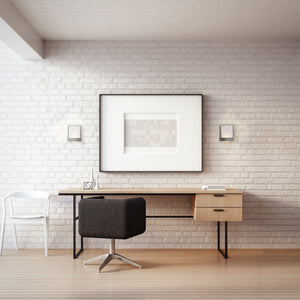 Guide 7-in Brushed Gold LED Wall Sconce