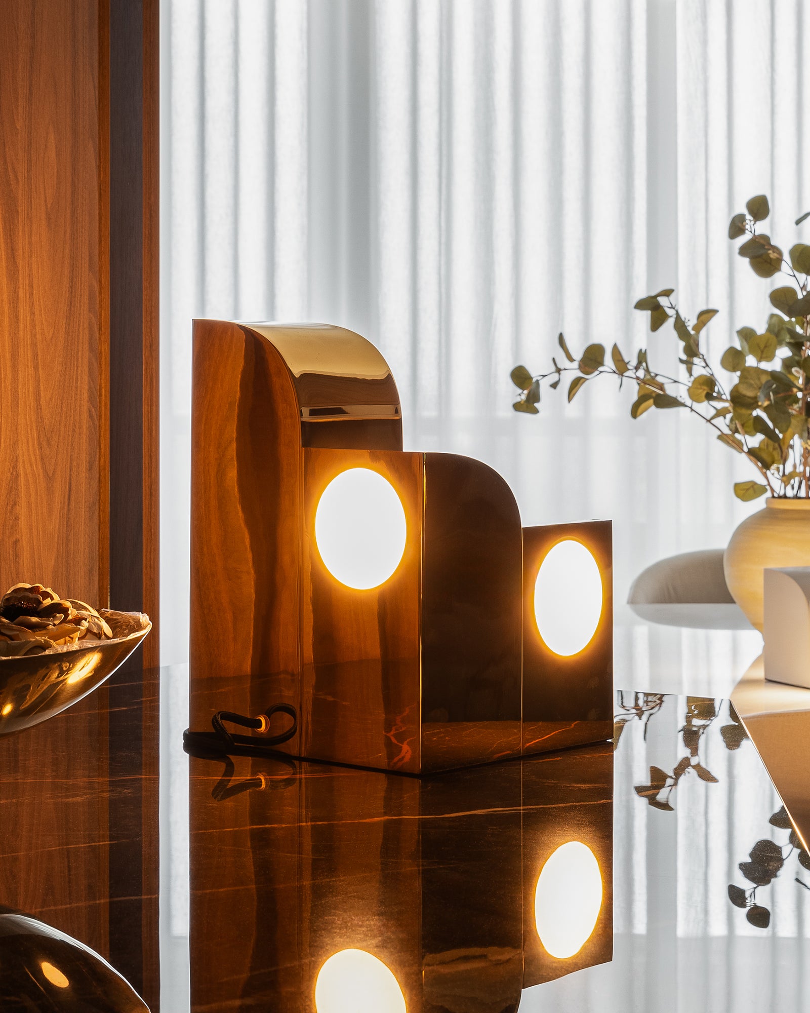 Gypsum 9-in Table Lamp