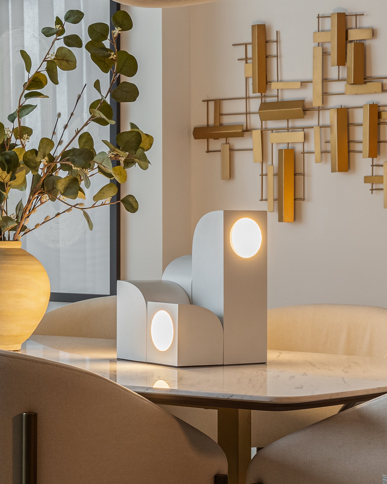 Gypsum 9-in Table Lamp