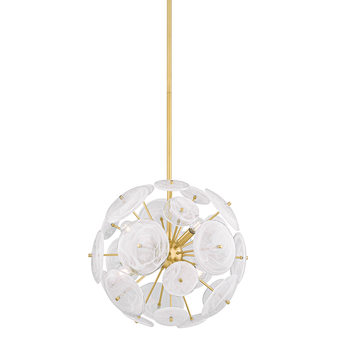 Mitzi TAMARA Chandelier in AGED BRASS