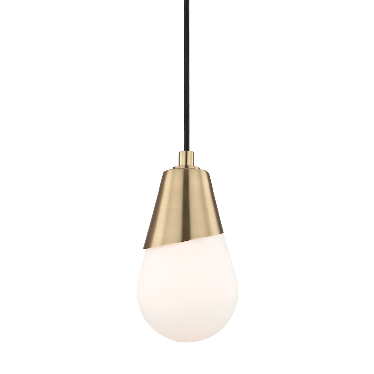 Mitzi Cora Pendant in Aged Brass