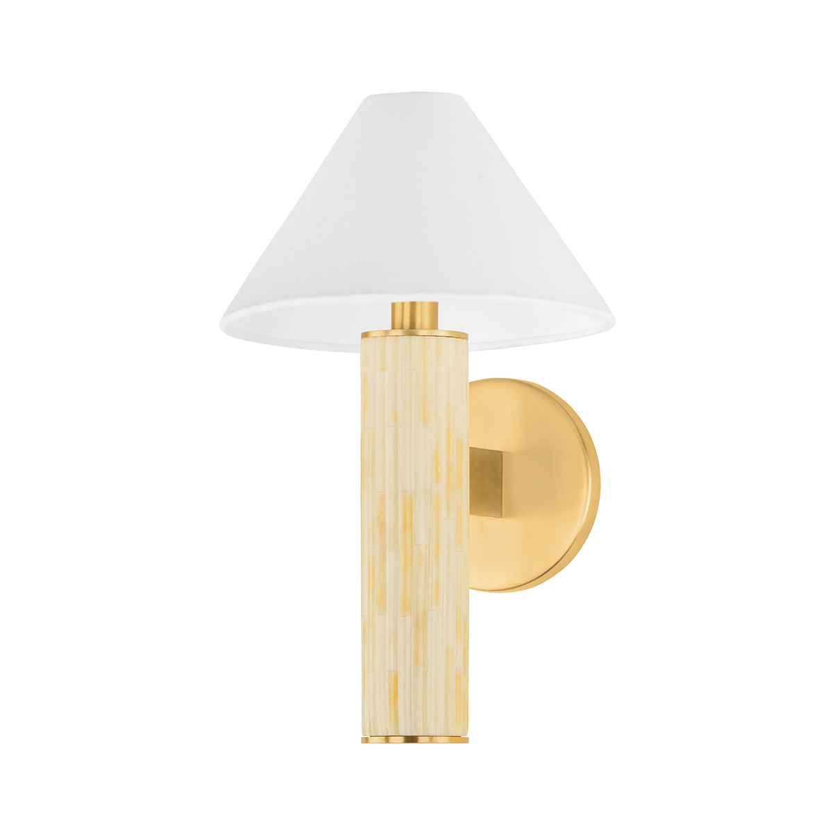 Mitzi CLOVER Wall Sconce in AGED BRASS