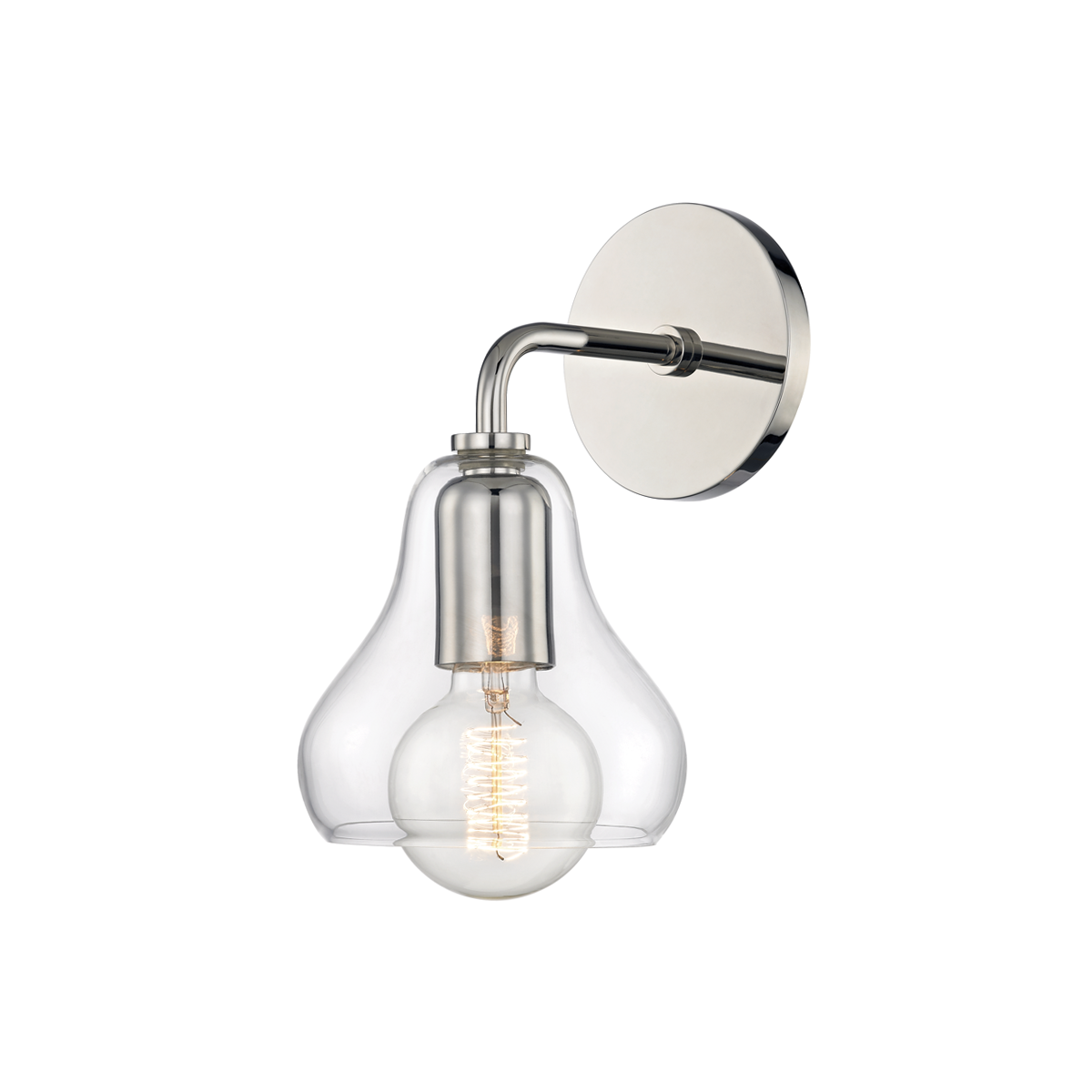 Mitzi Sadie Wall Sconce in Polished Nickel