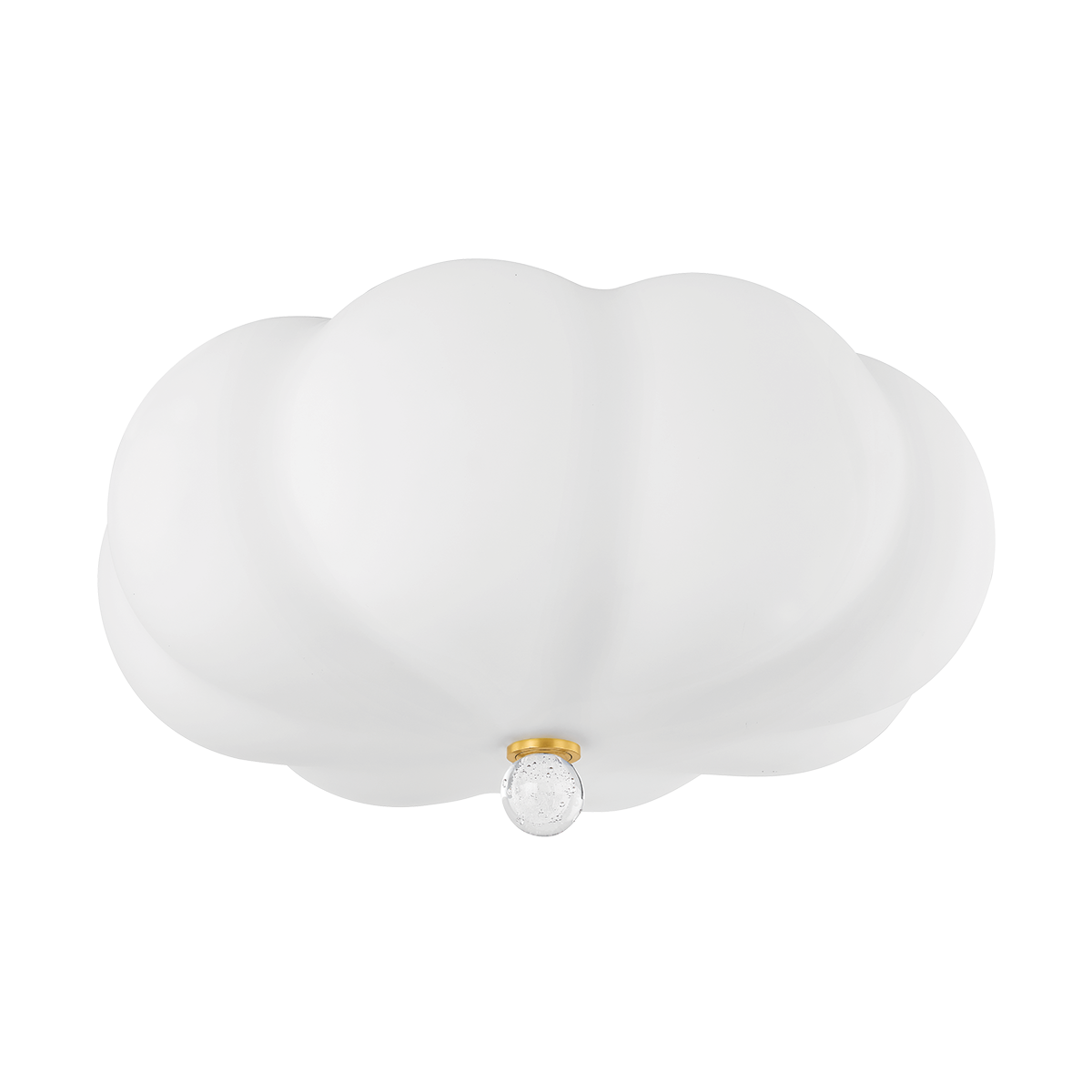 Mitzi DEMILLE Flush Mount in AGED BRASS
